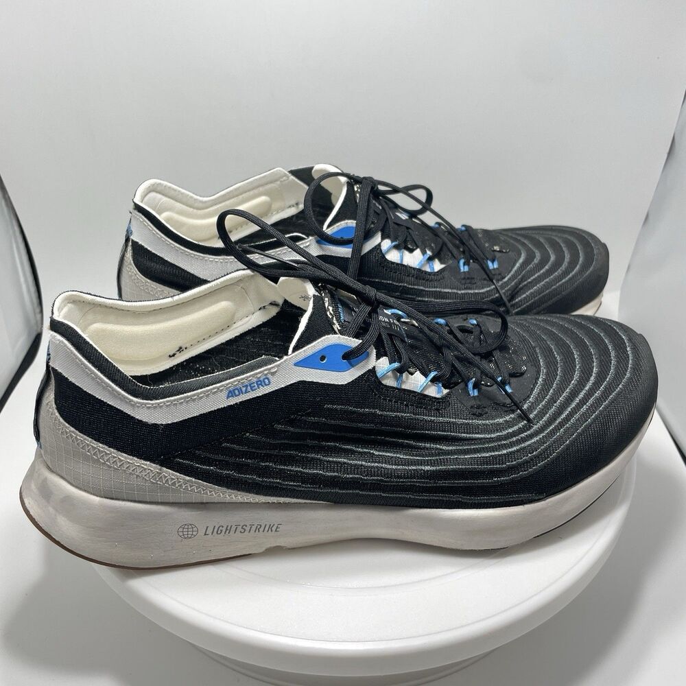 Adidas Adizero X Parley Core Black Pulse Blue Running Shoes HQ6598 Women’s 7.5 - Picture 3 of 7